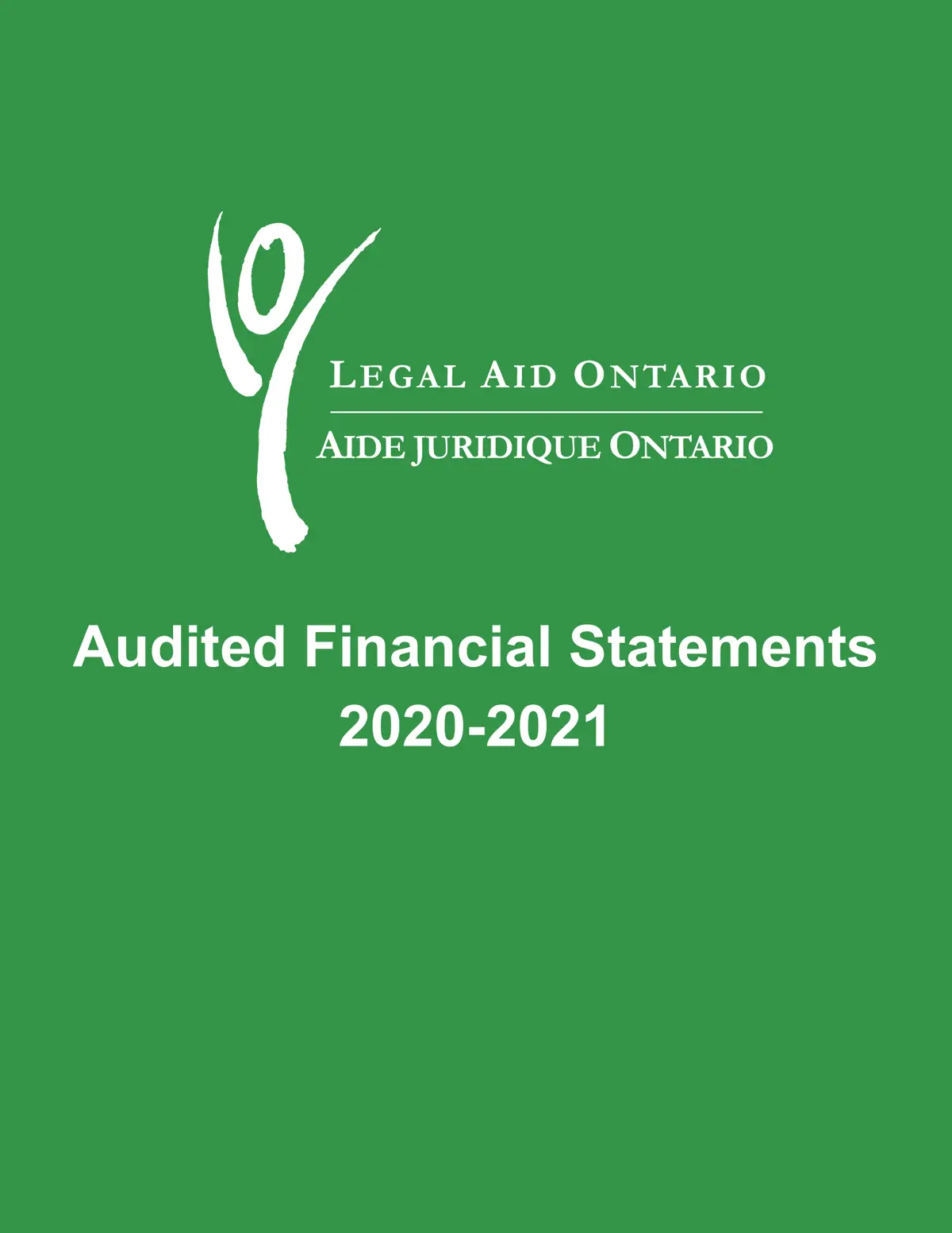 First page of sample audited financial statements